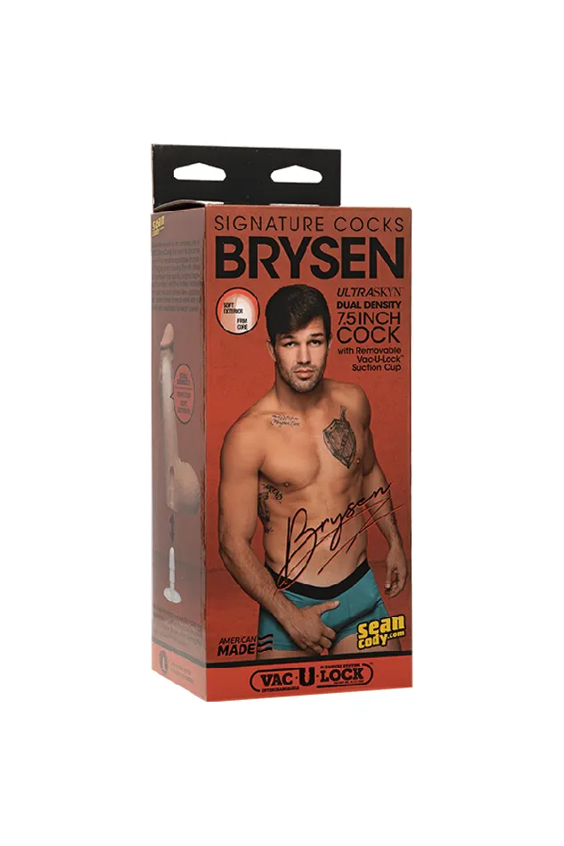 Doc Johnson Signature Cocks Brysen 75 Inch Cock Beige Doc Johnson Dildos