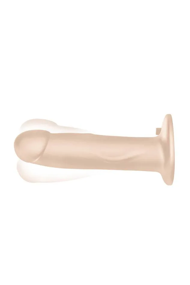 Electric Eel Pegasus 8 Vibrating Realistic Dildo With Harness Beige Electric Eel Female Sex Toys
