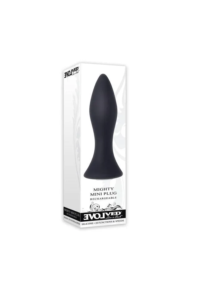 Evolved Evolved Mighty Mini Butt Plug Black Anal