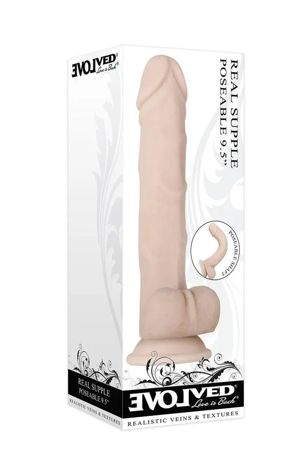 Evolved Real Supple Poseable Dildo Assorted Sizes Evolved Dildos