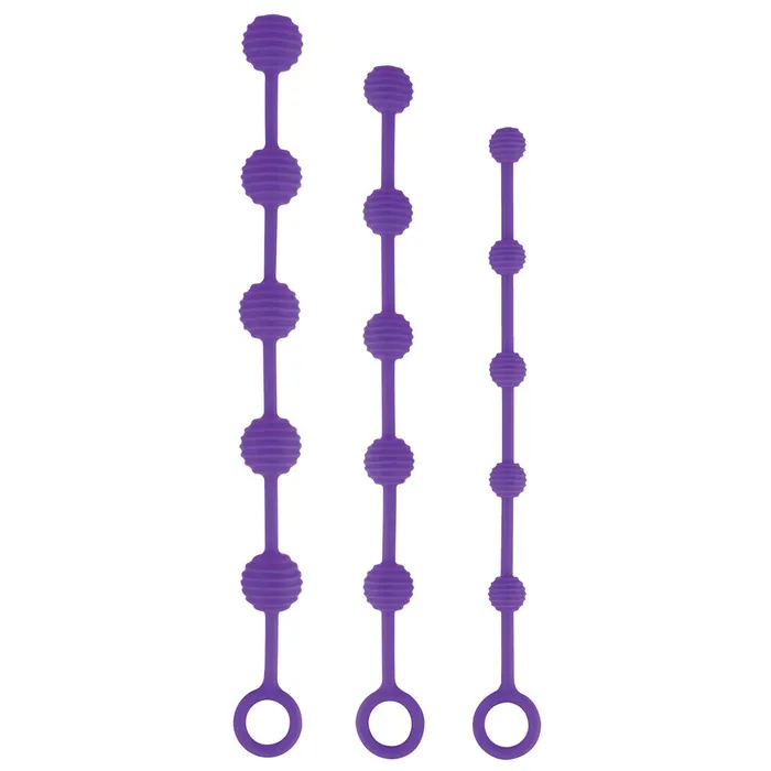 Excellent Power Excellent Power Bead Delight Silicone Anal Beads 3 Pack Purple Male Sex Toys Excellent Power Excellent Power Bead Delight Silicone Anal Beads 3 Pack Purple Male Sex Toys