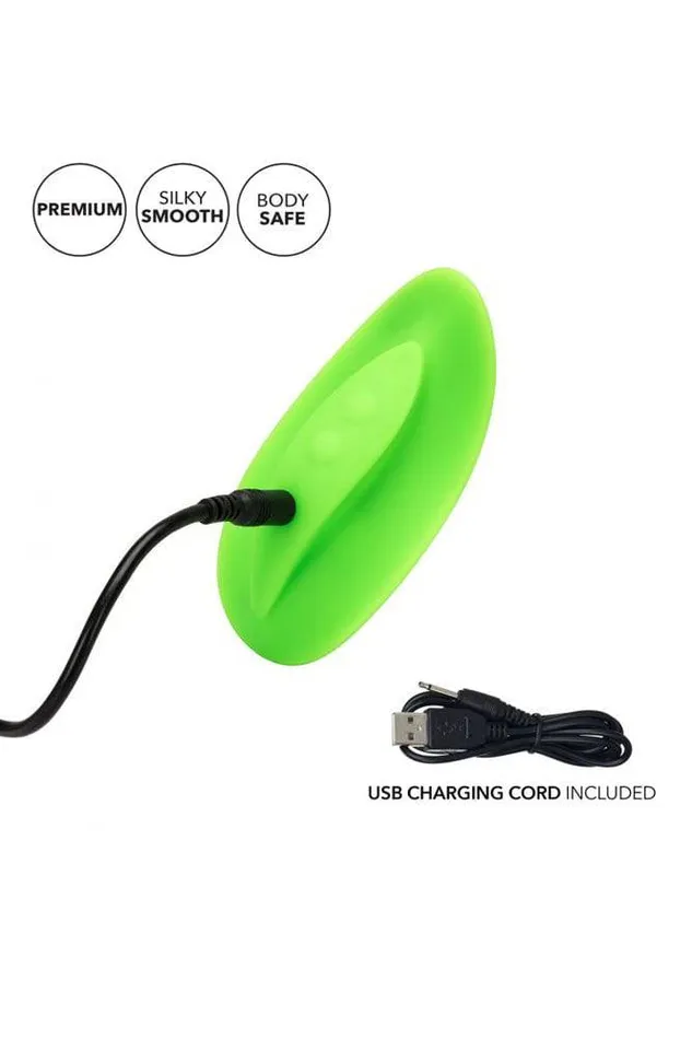 Female Sex Toys Cal Exotics Cal Exotics Mini Marvels Silicone Marvelous Teaser Vibrator Green