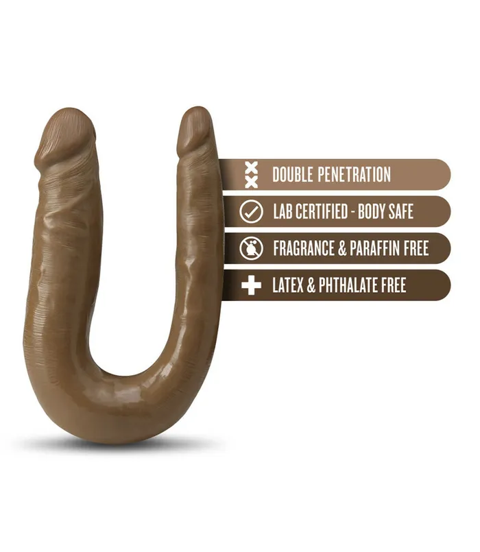 Female Sex Toys Dr Skin Mini Double Dildo Blush