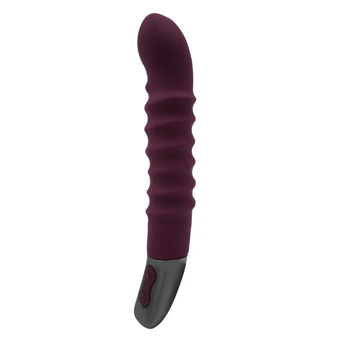 Female Sex Toys Excellent Power Excellent Power Titanz Rotating Ribbed Beaded GSpot Vibrator Rubine Red Female Sex Toys Excellent Power Excellent Power Titanz Rotating Ribbed Beaded GSpot Vibrator Rubine Red