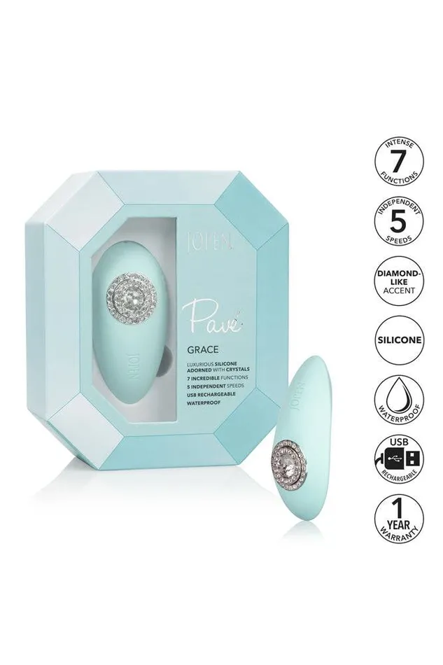 Female Sex Toys Jopen Jopen Pav Grace Crystal Adorned Mini Massager