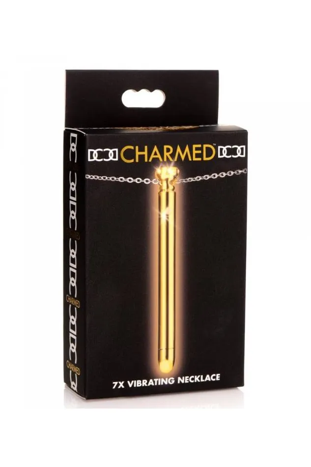Female Sex Toys XR Brands Charmed 7X Vibrating Necklace XR Brands