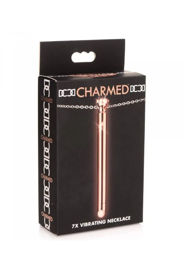 Female Sex Toys XR Brands Charmed 7X Vibrating Necklace XR Brands