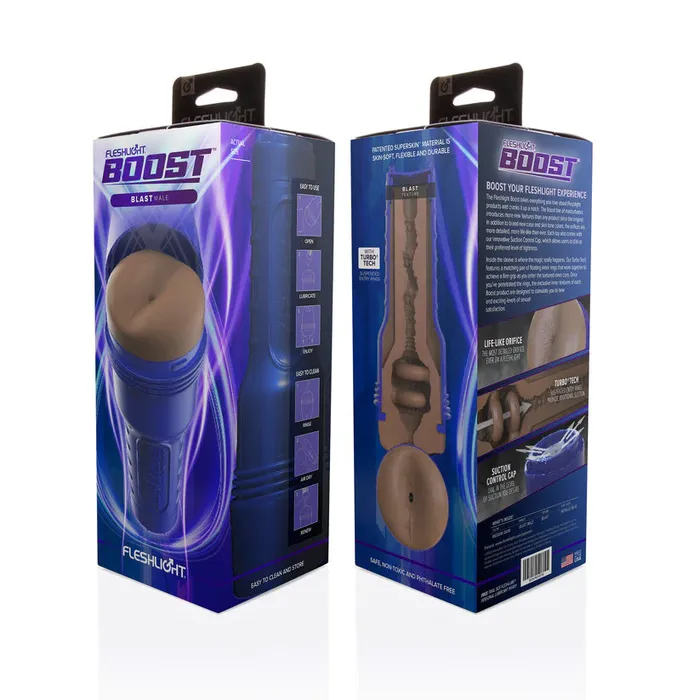 FLESHLIGHT Male Sex Toys Fleshlight Boost Blast Male Medium