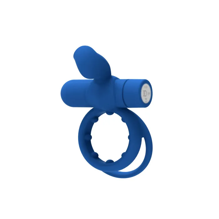 FORTO FORTO Pointer Vibrating Cock Ring Blue Couples