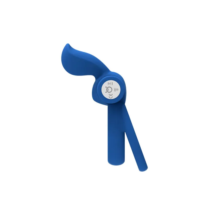 FORTO FORTO Pointer Vibrating Cock Ring Blue Couples