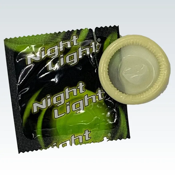 GlowintheDark Condoms by Night Light Night Light Dildos