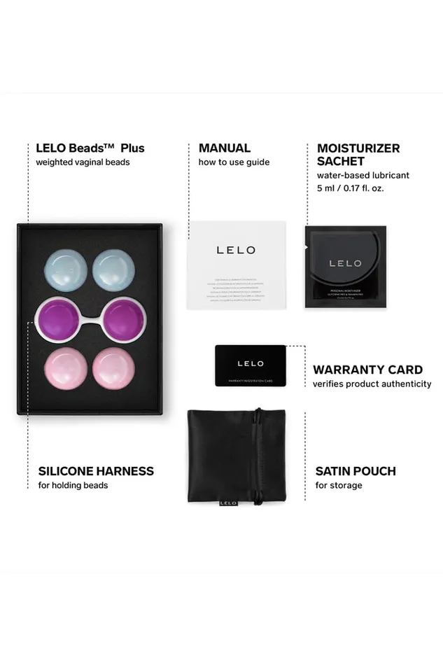Lelo Lelo Beads Plus Weighted Kegel Set Lelo Female Sex Toys
