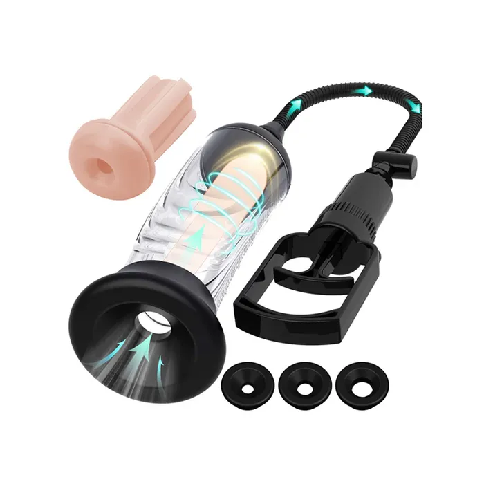 Male Sex Toys Amovibe Penis Pump Set
