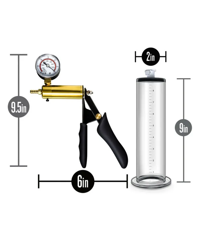 Male Sex Toys Blush Performance VX6 Vacuum Penis Pump