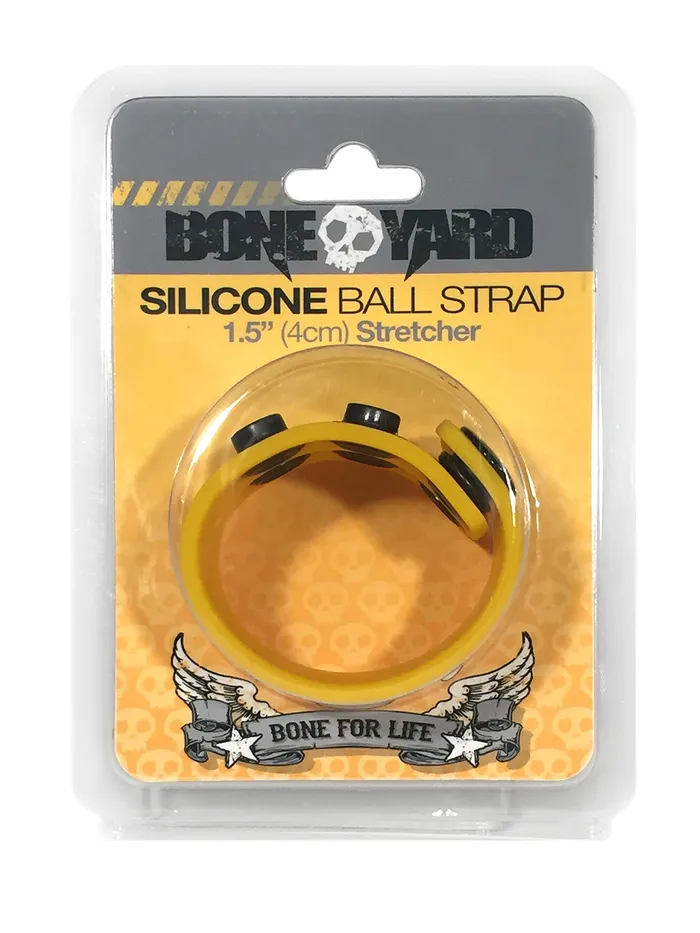 Male Sex Toys Bone Yard Silicone Ball Strap Bone Yard