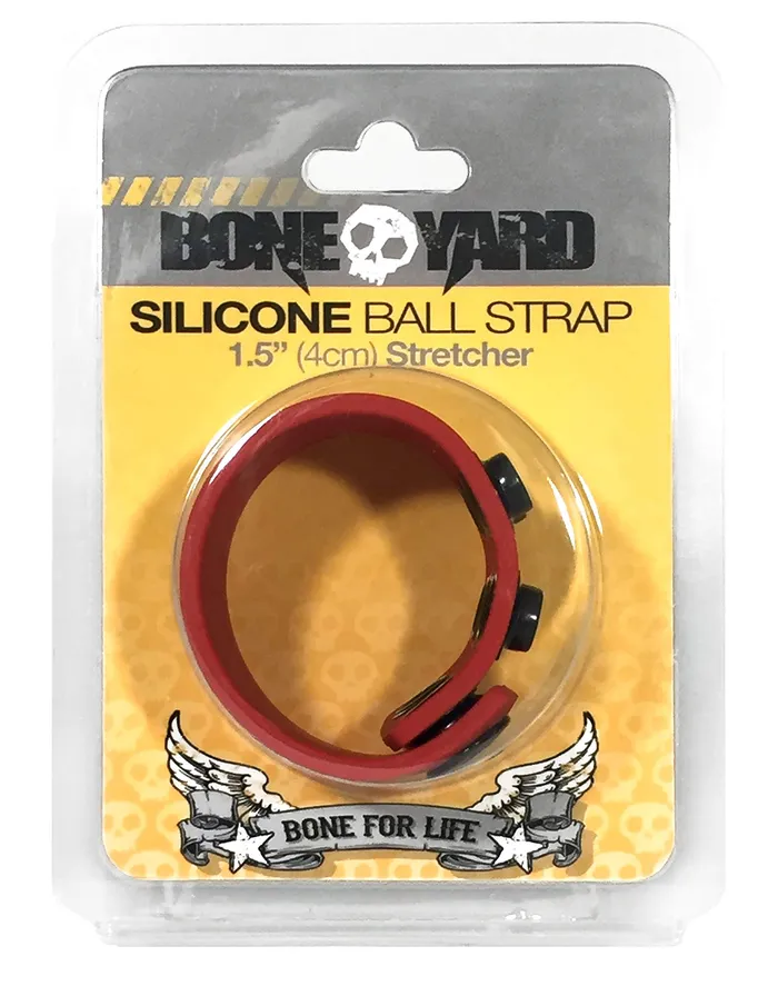 Male Sex Toys Bone Yard Silicone Ball Strap Bone Yard