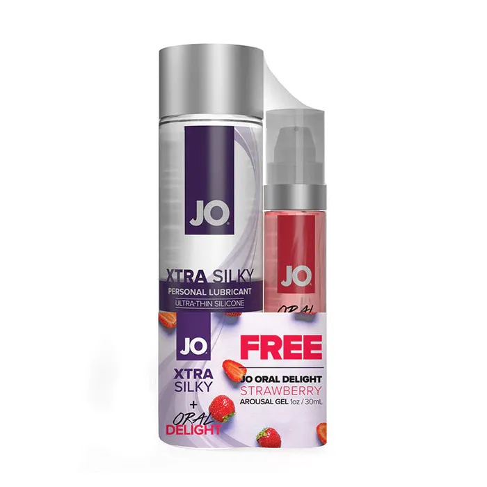 Male Sex Toys JO JO Xtra Silky Silicone Oral Delight Strawberry Limited Edition Pack Male Sex Toys JO JO Xtra Silky Silicone Oral Delight Strawberry Limited Edition Pack