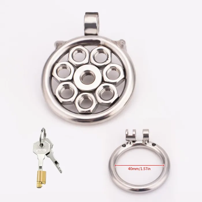 Male Sex Toys Oxyshop CH55 Flat Spiked Chastity Pierce my Clit