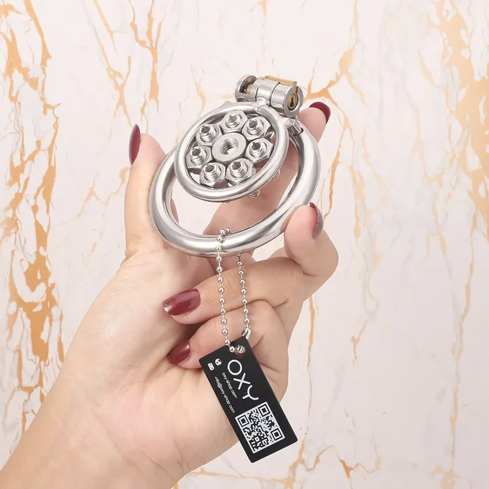 Male Sex Toys Oxyshop CH55 Flat Spiked Chastity Pierce my Clit
