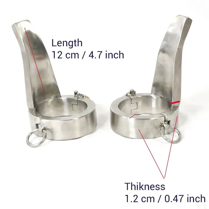 Male Sex Toys Oxyshop Handmade Ballet Ankle Cuffs Forced high heels training