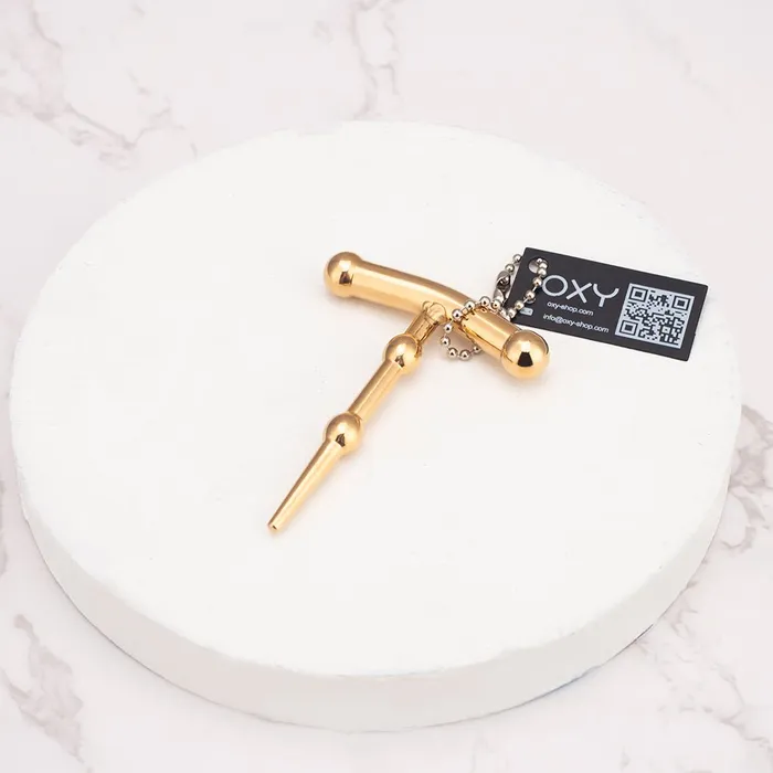 Male Sex Toys Oxyshop The Ribbed Sensation Penis plug 03In wide