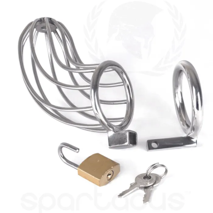 Male Sex Toys SPARTACUS Spartacus Bird Cage Chastity Device Stainless Steel Male Sex Toys SPARTACUS Spartacus Bird Cage Chastity Device Stainless Steel