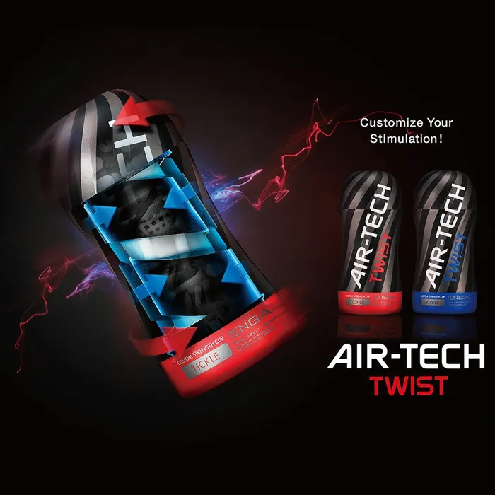 Male Sex Toys Tenga Tenga AirTech Reusable Twist Male Masturbator Tickle