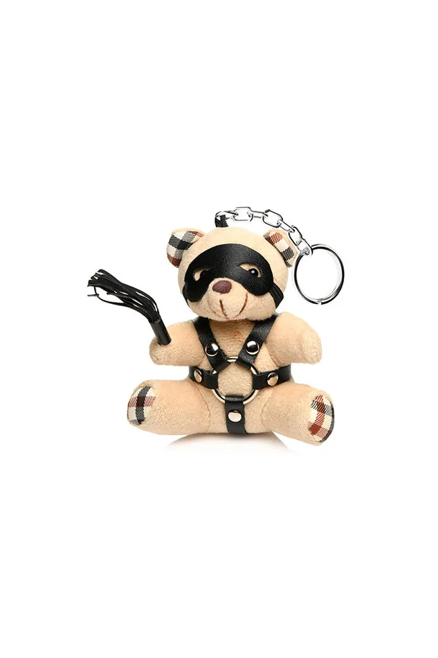 Male Sex Toys XR Brands XR Brands Master Series BDSM Teddy Bear Keychain