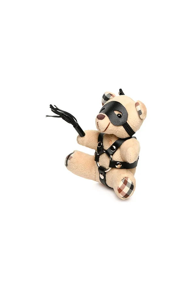 Male Sex Toys XR Brands XR Brands Master Series BDSM Teddy Bear Keychain