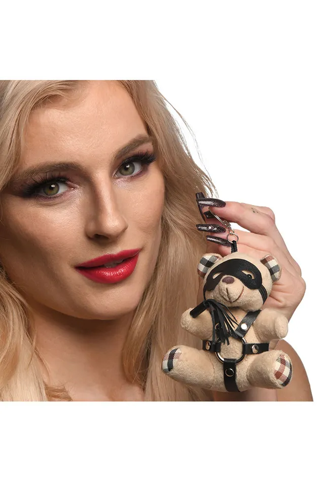 Male Sex Toys XR Brands XR Brands Master Series BDSM Teddy Bear Keychain