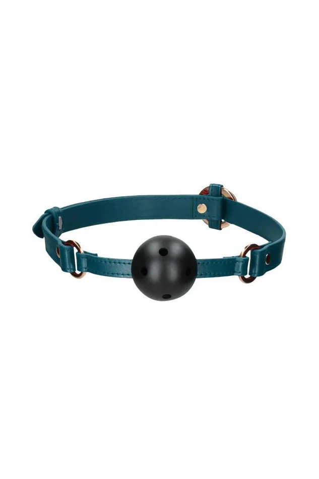 Ouch by Shots Toys Halo Breathable Ball Gag Green Shots Toys Couples