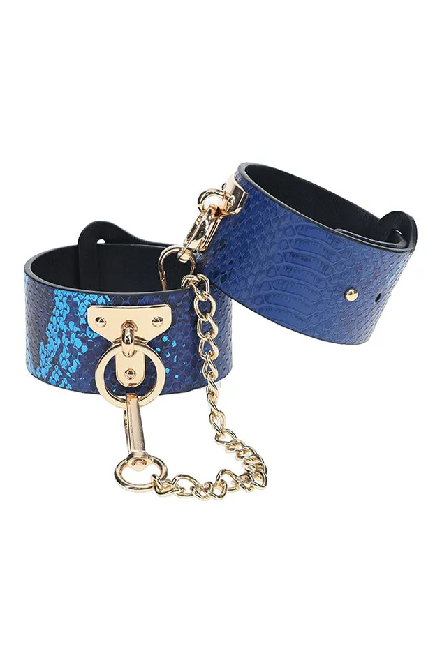 Ouch International Florence Collection Leg Cuffs Various Colors Shots Toys Couples