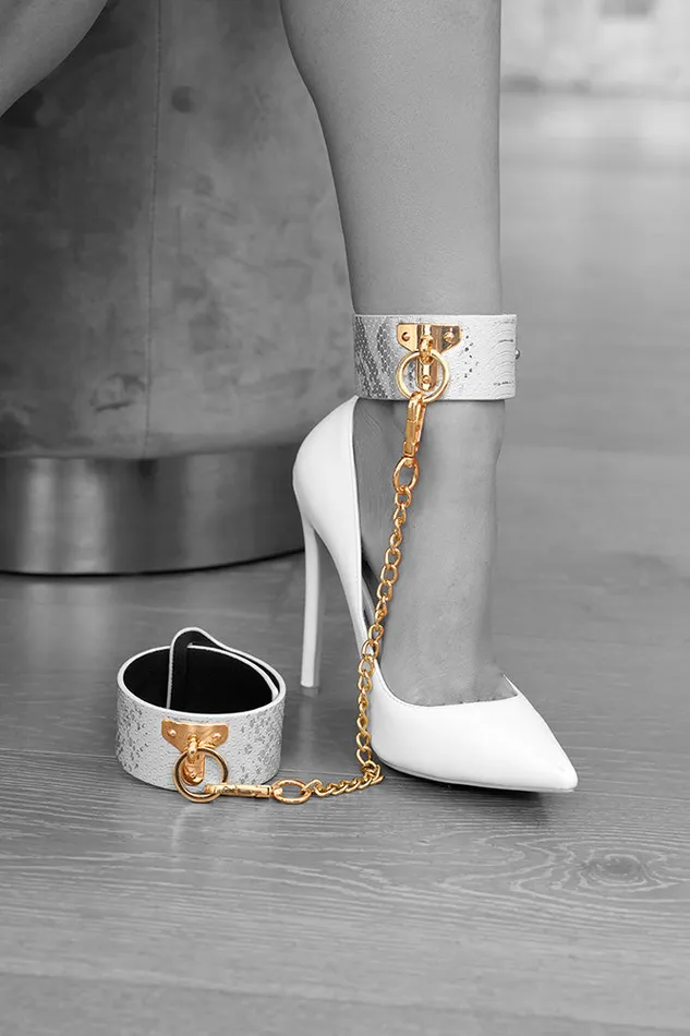 Ouch International Florence Collection Leg Cuffs Various Colors Shots Toys Couples