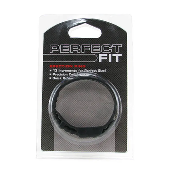 Perfect Fit Speed Shift Adjustable Cock Ring Black Perfect Fit Male Sex Toys