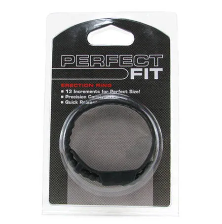 Perfect Fit Speed Shift Adjustable Cock Ring Black Perfect Fit Male Sex Toys