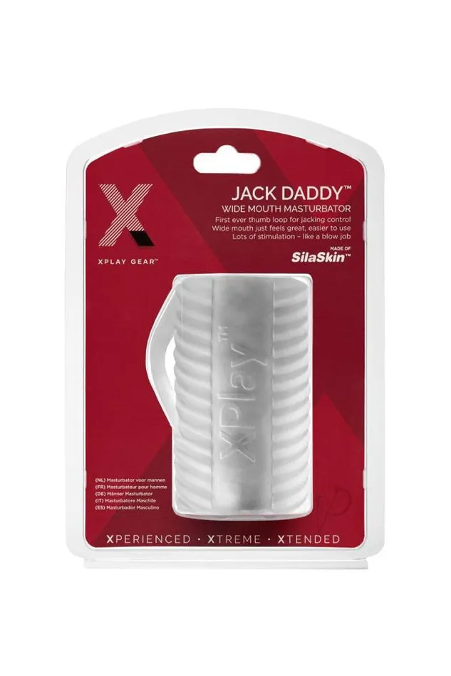 Perfect Fit Xplay Jack Daddy Stroker Clear Perfect Fit Male Sex Toys