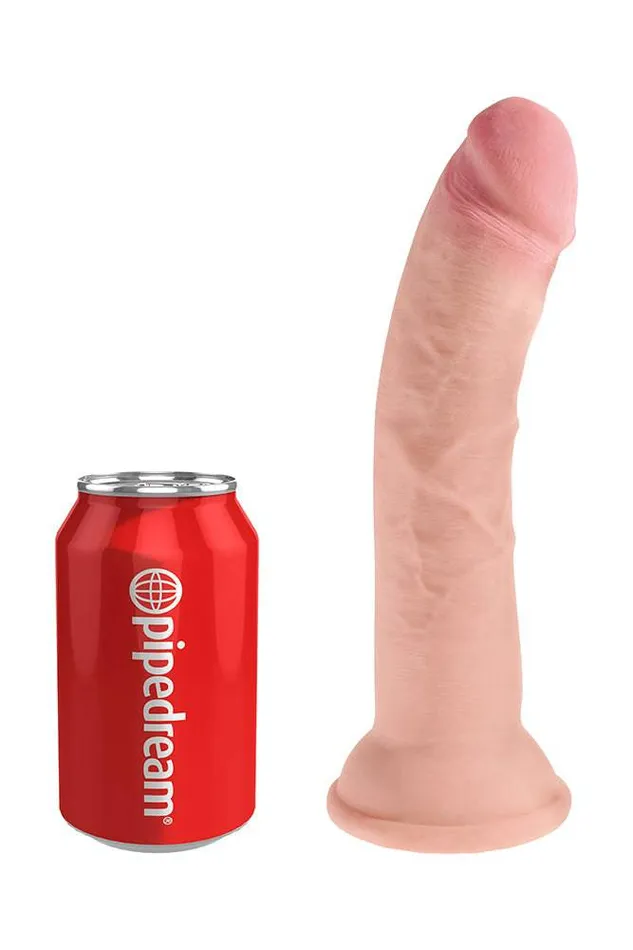 Pipedream Dildos Pipedream King Cock Plus Triple Density Realistic Dildo 7 Inch Beige