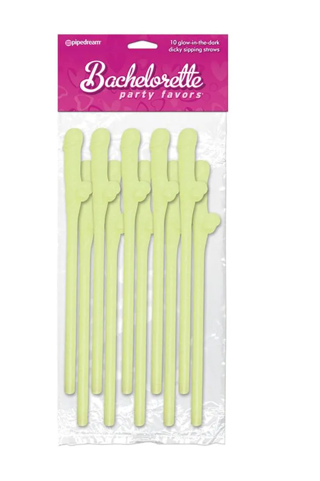 Pipedream Pipedream Bachelorette Products Glowing Dicky Sippy Straws Vibrators Pipedream Pipedream Bachelorette Products Glowing Dicky Sippy Straws Vibrators