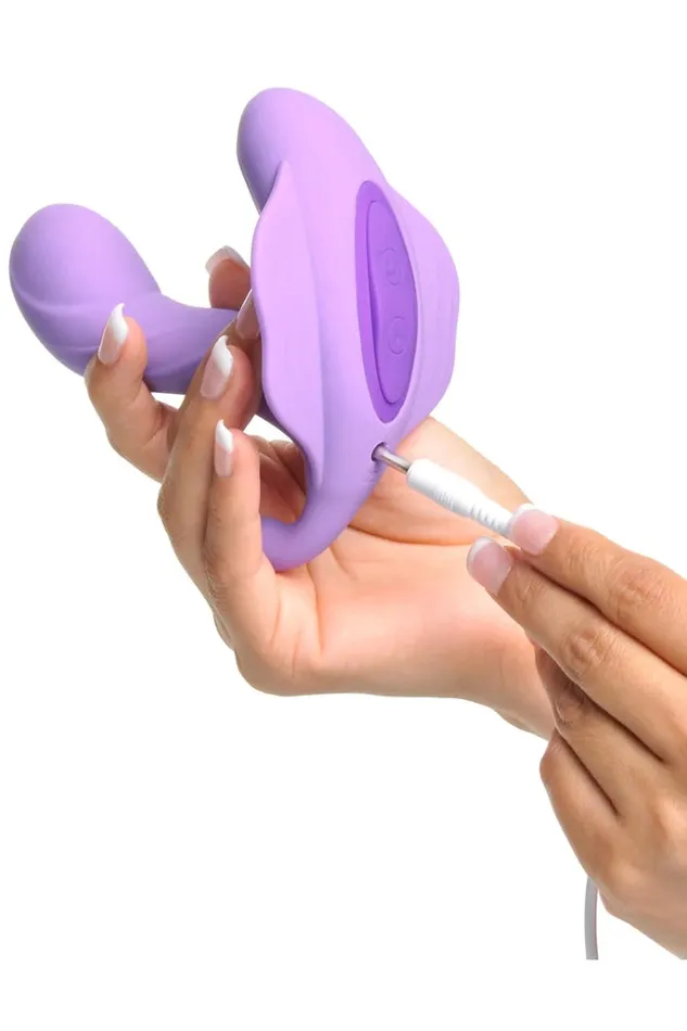 Pipedream Pipedream Fantasy for Her GSpot Stimulateher Warming Vibrator with Remote Purple Female Sex Toys