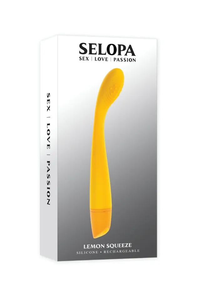 Selopa Vibrators Selopa Lemon Squeeze Slim GSpot Vibrator Yellow