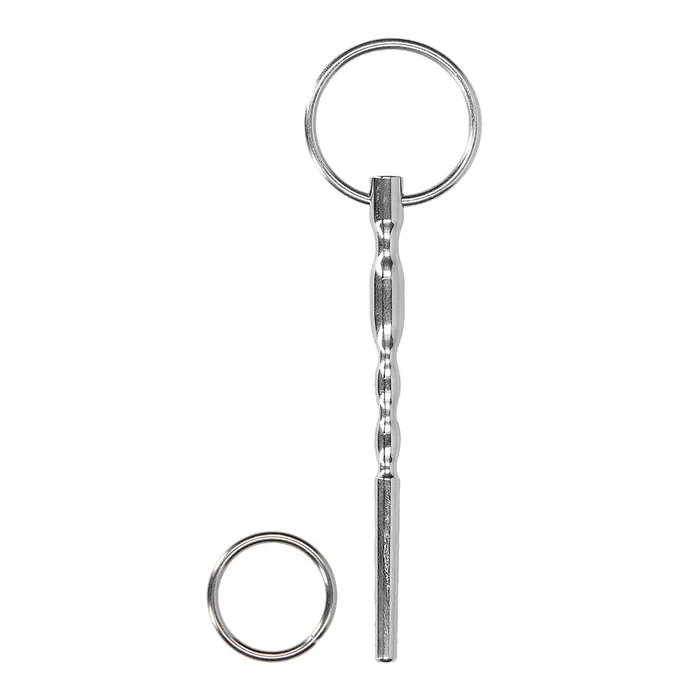 Shots Toys Male Sex Toys Shots Ouch Urethral Stainless Steel Wavy Plug With 2 Rings 8mm Shots Toys Male Sex Toys Shots Ouch Urethral Stainless Steel Wavy Plug With 2 Rings 8mm