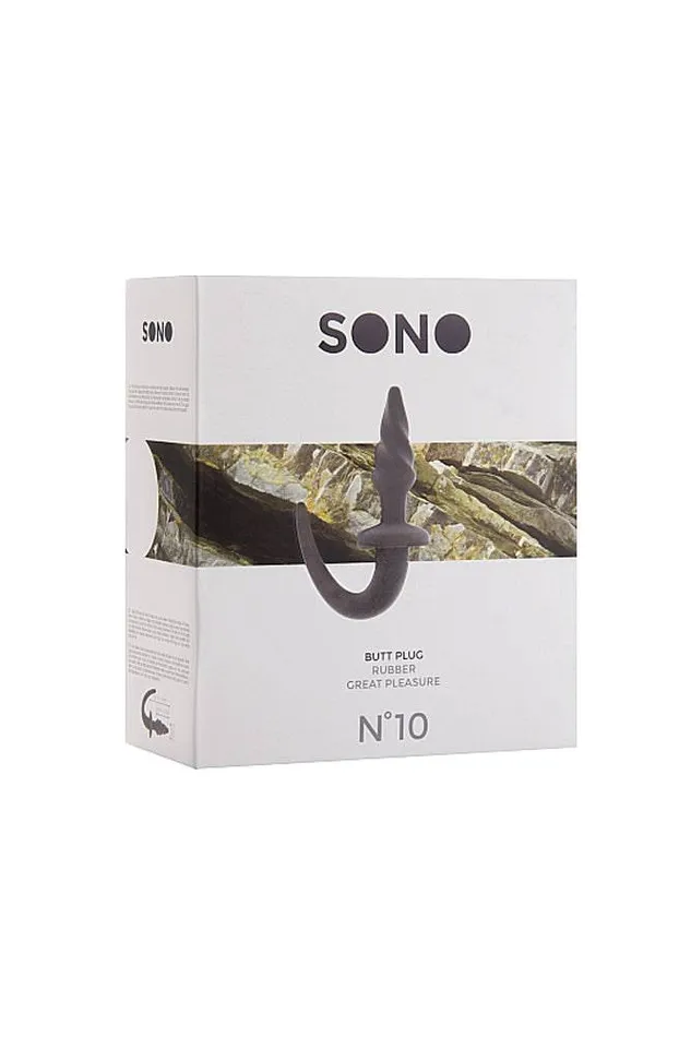 Shots Toys Sono No 10 Butt Plug Grey Shots Toys Anal