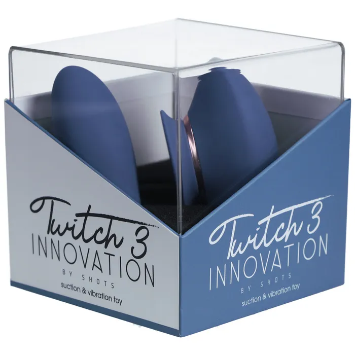 Shots Twitch 3 BlueGrey Shots Toys Vibrators