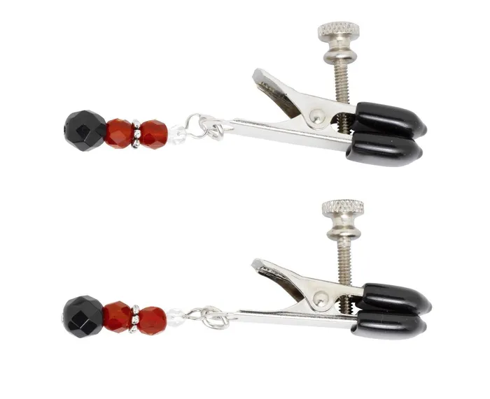 Spartacus Female Sex Toys Adjustable Broad Tip Beaded Clamp various colours