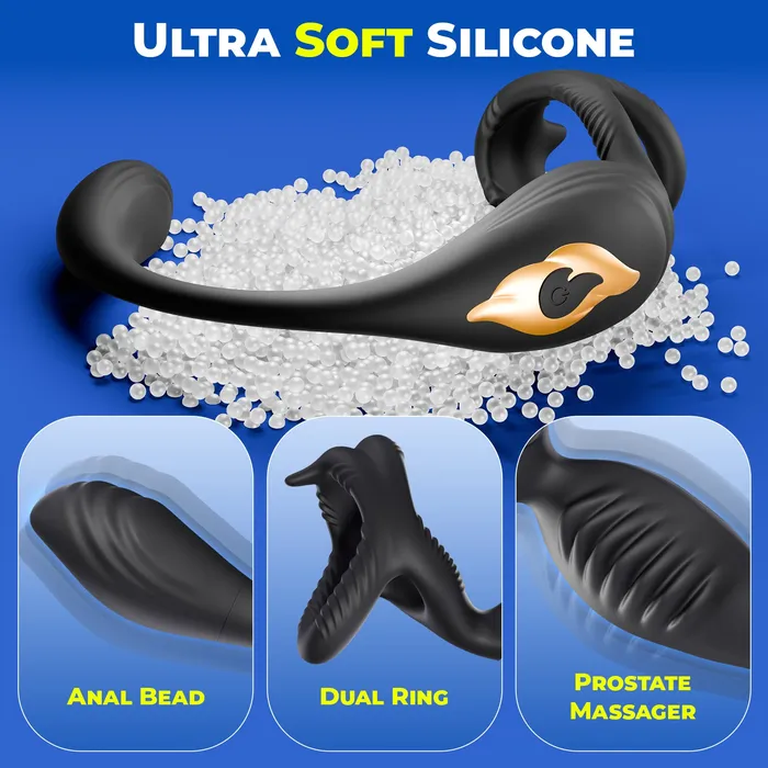 Vibrating Penis Ring Vibrator Amovibe Male Sex Toys