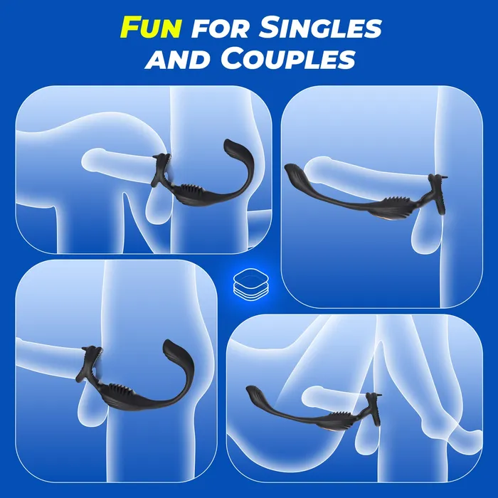 Vibrating Penis Ring Vibrator Amovibe Male Sex Toys