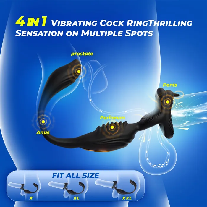 Vibrating Penis Ring Vibrator Amovibe Male Sex Toys