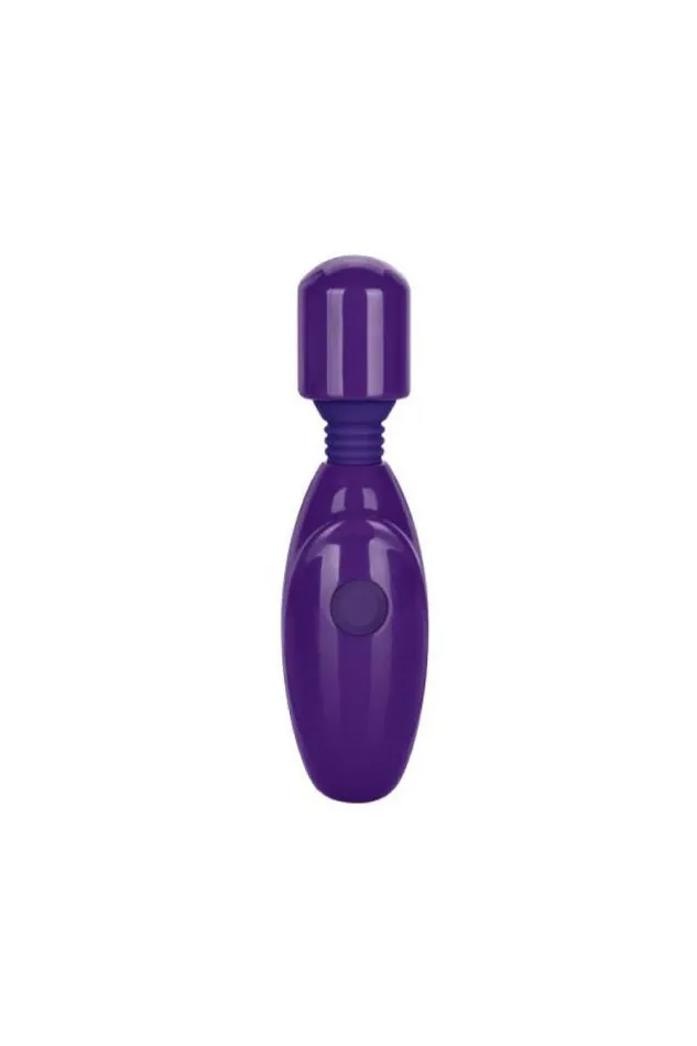 Vibrators Cal Exotics Tiny Teasers Nubby Mini Wand Purple Cal Exotics