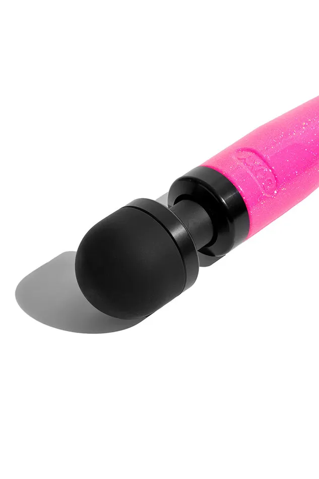 Vibrators Doxy Die Cast 3R Rechargeable Wand Vibrator Hot Pink Doxy
