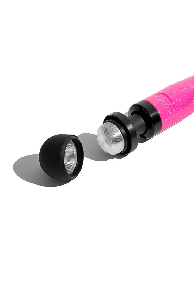 Vibrators Doxy Die Cast 3R Rechargeable Wand Vibrator Hot Pink Doxy